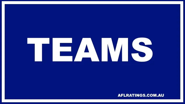 2021 Teams: Round 23