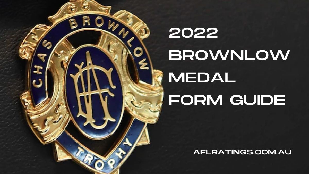 2022 Brownlow Medal Form Guide: Round 1